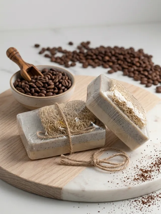 Natural Energy handmade soap — styling example